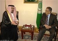 A meeting with the Secretary General of the Arab